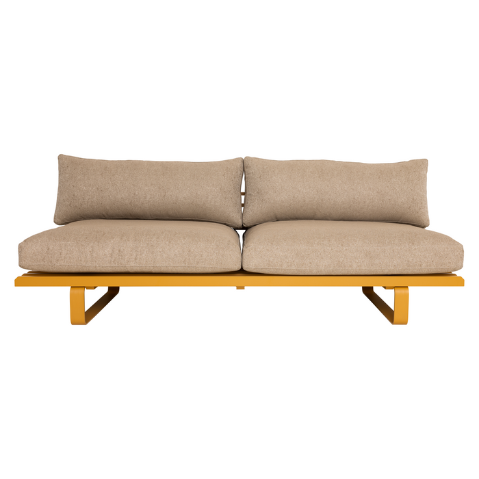 HKliving Lounge Tuinbank - Dusty Orange