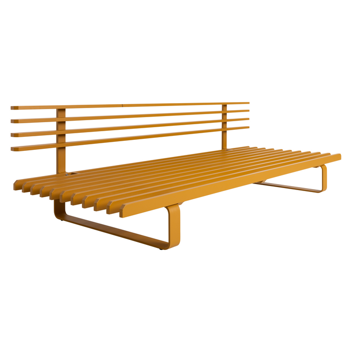 HKliving Lounge Tuinbank - Dusty Orange