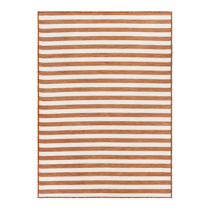 by fonQ Breezy Vloerkleed 160 x 220 cm - Steenrood / Ivoor