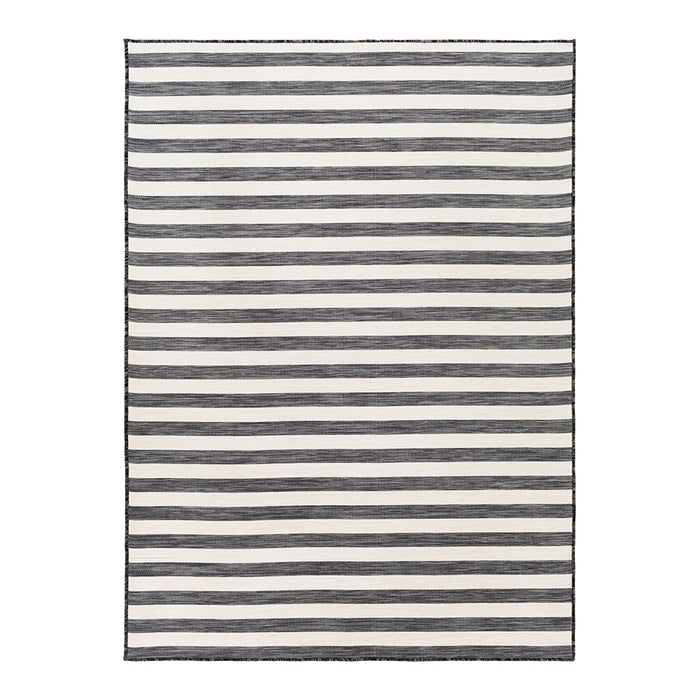 by fonQ Breezy Vloerkleed 160 x 220 cm - Zwart / Ivoor