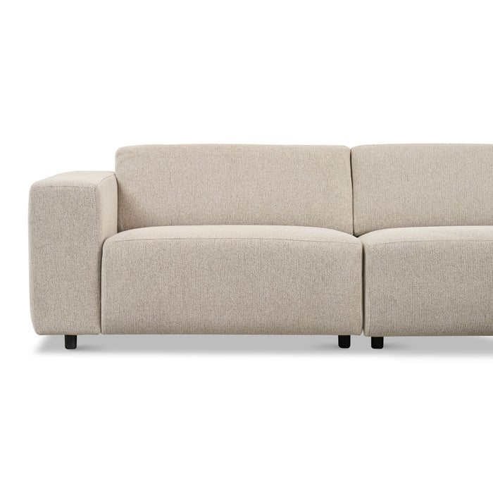 by fonQ Nova Hoekbank met Chaise Longue Rechts - Naturel Melange