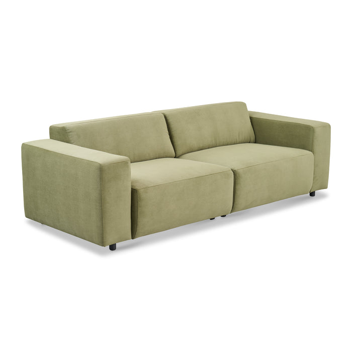 by fonQ Nova 3-zitsbank - Rib - Groen