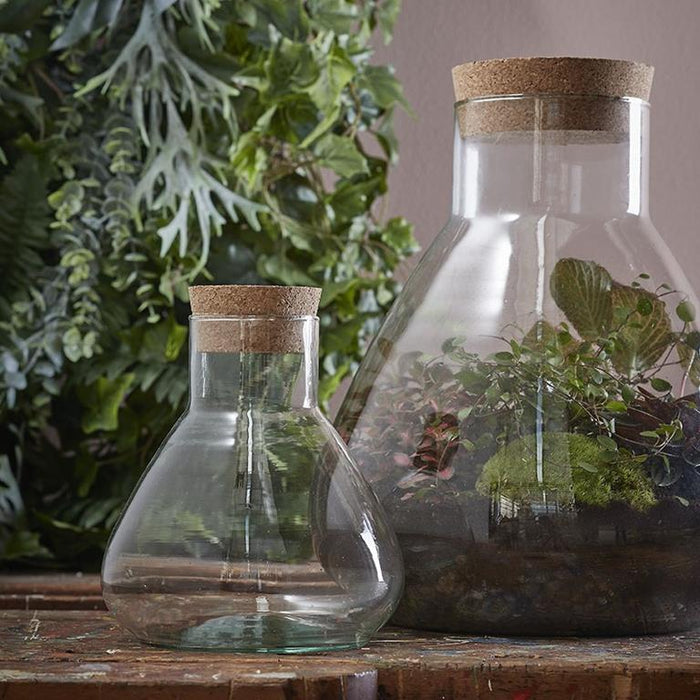 Mica Decorations Emily Voorraadpot Glas Transparant - 32 x ¯29,5 cm