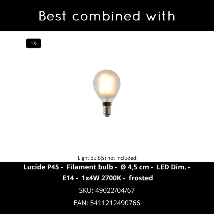 Lucide RAMZI Tafellamp - Beige