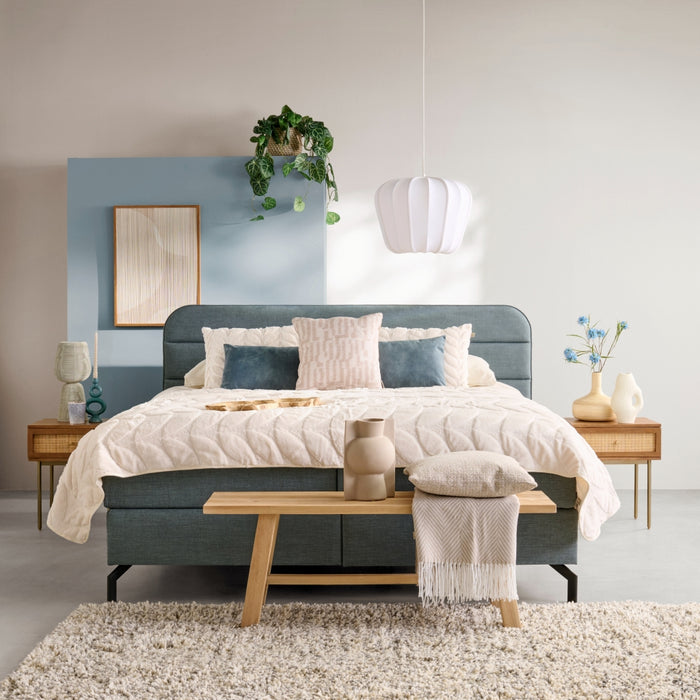 Light & Living Tafellamp Aboso - Wit - Ø18cm