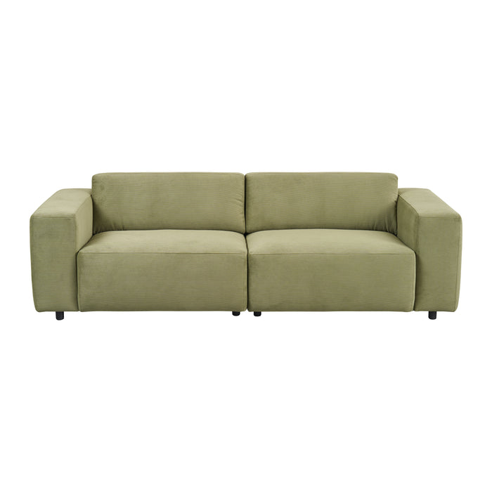 by fonQ Nova 3-zitsbank - Rib - Groen