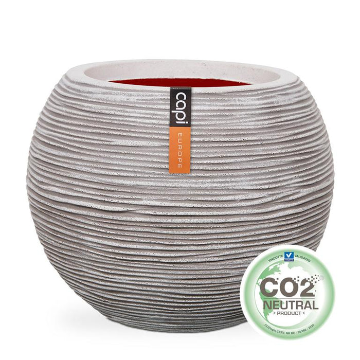 Capi Europe Nature Rib Vaas Rond Bloempot 40 cm