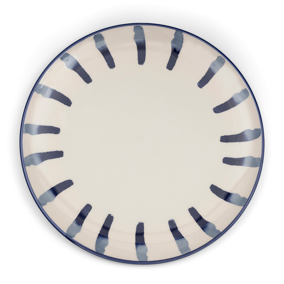 Riviera Maison dinerbord Blauw gekleurde print - Menton - Aardewerk