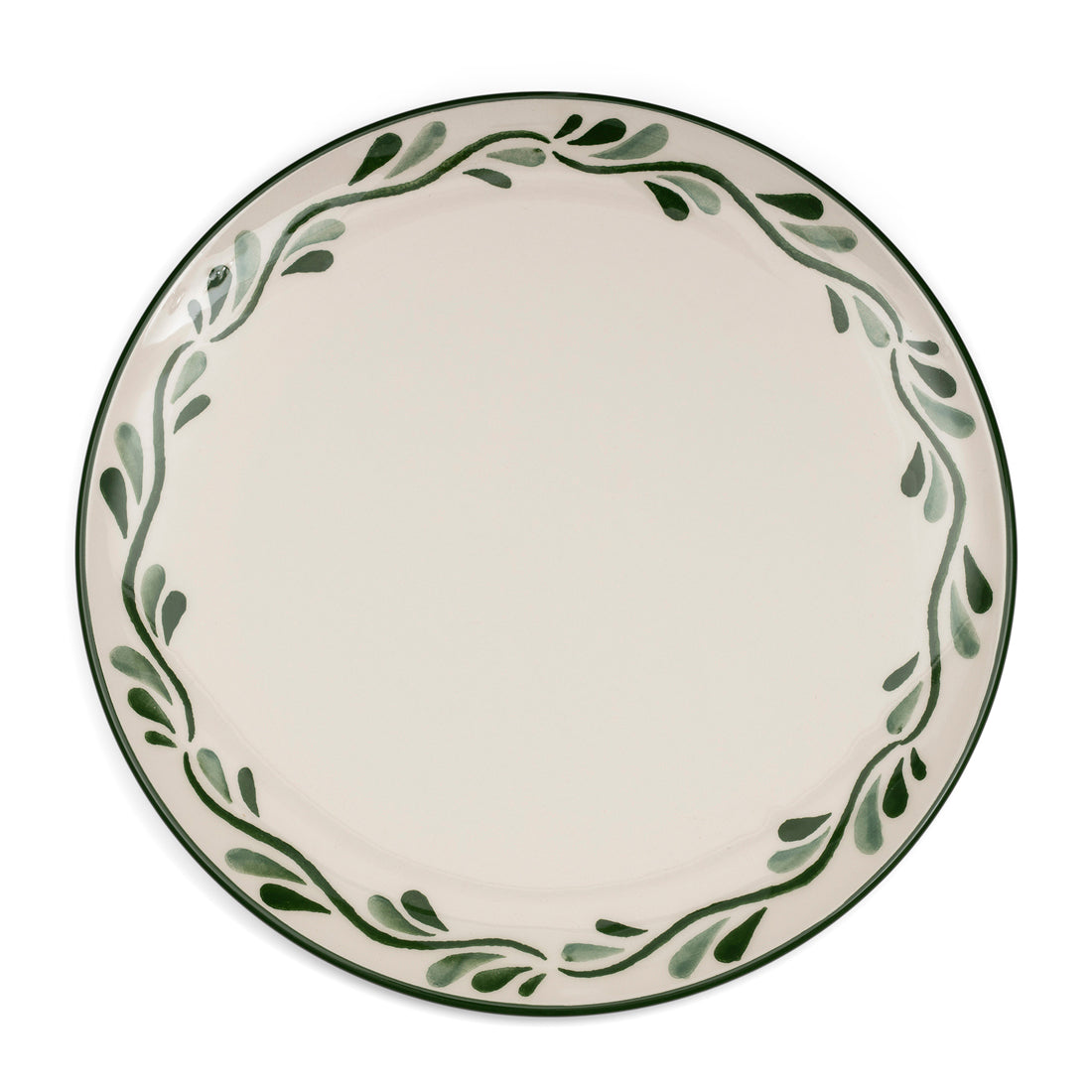 Riviera Maison dinerbord Groen gekleurde print - Menton - Aardewerk