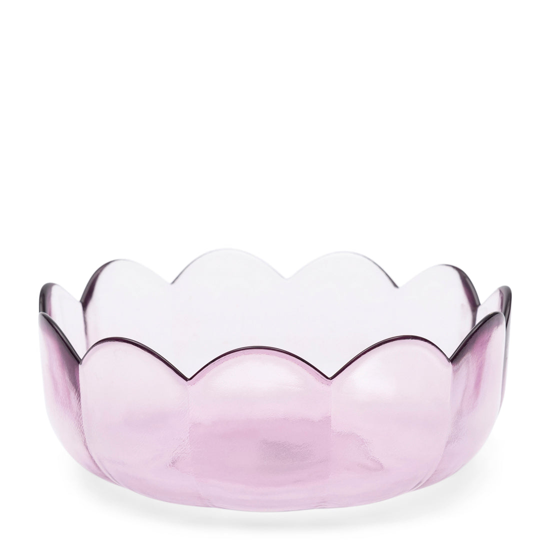 Riviera Maison Serveerschaal Roze - Toulouse - Glas (ØxH) 17x6.5