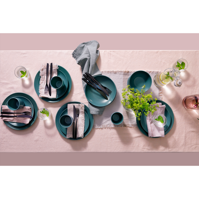 Mammoet Serviesset Spirit Stoneware 6-persoons 24-delig Groen