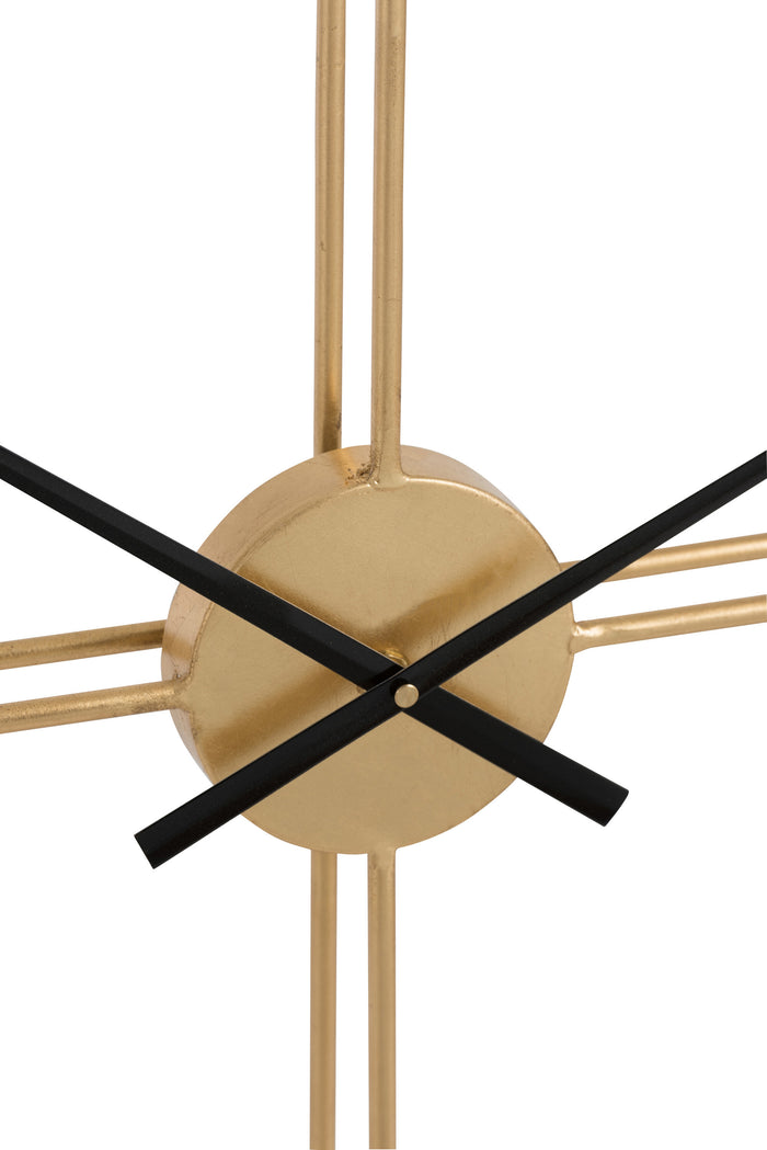 J-Line klok Ovaal - metaal - goud - large - Ø 125.5 cm