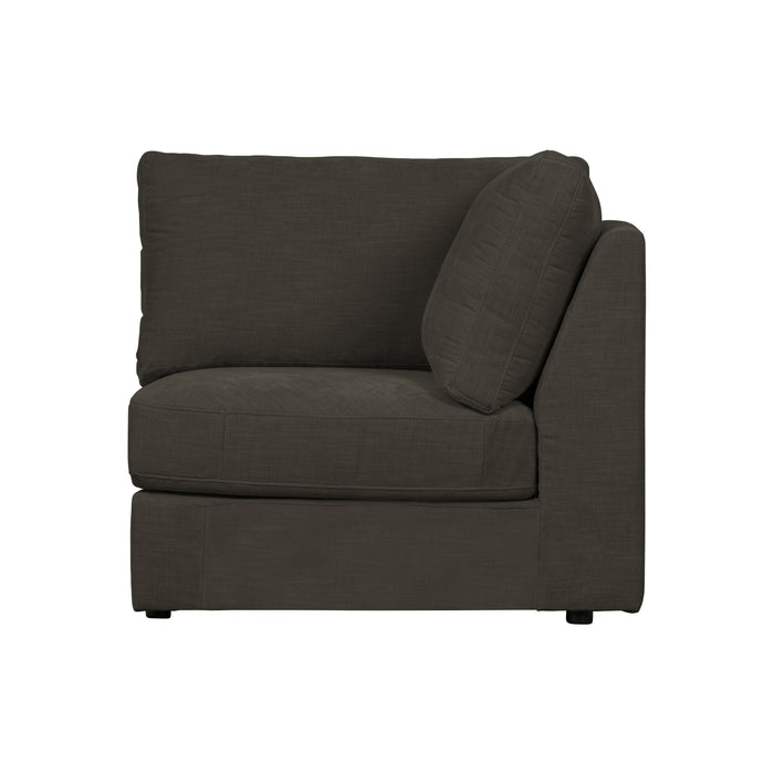 vtwonen Family Hoek Bank Element - Polyester - Antraciet