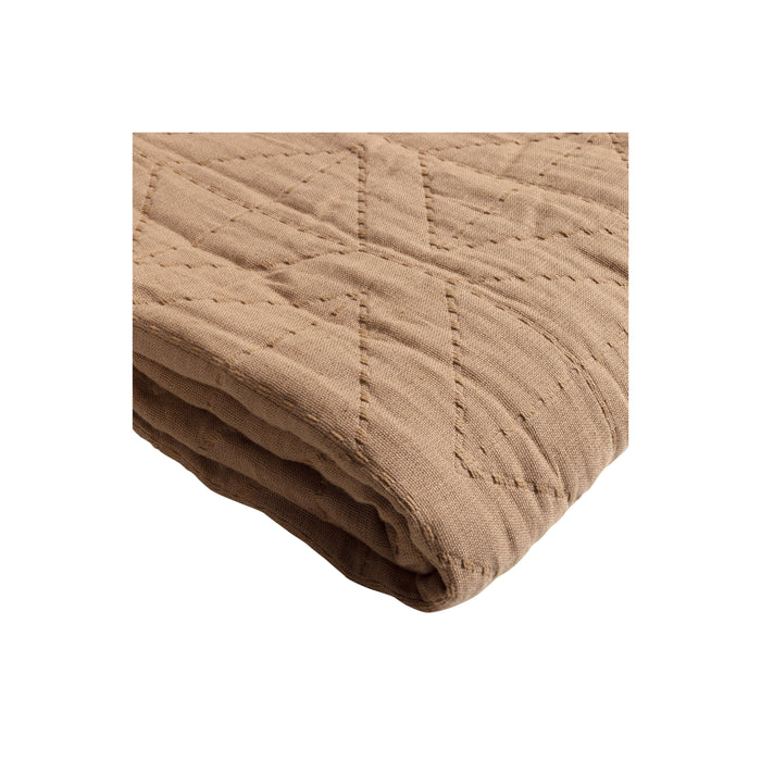 WOOOD Jaydi Plaid - Katoen - Leem  - 130x170x1