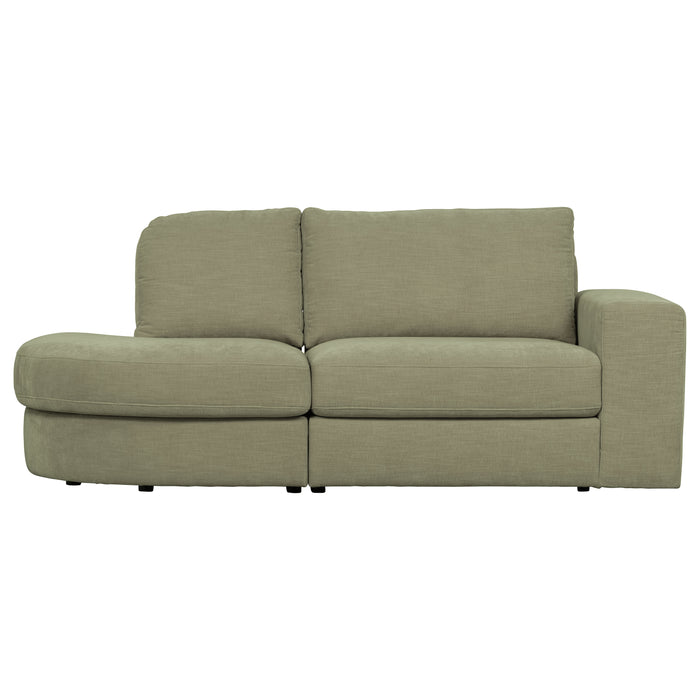 vtwonen Family 1-Zits Bank Element Arm Rechts - Polyester - Groen
