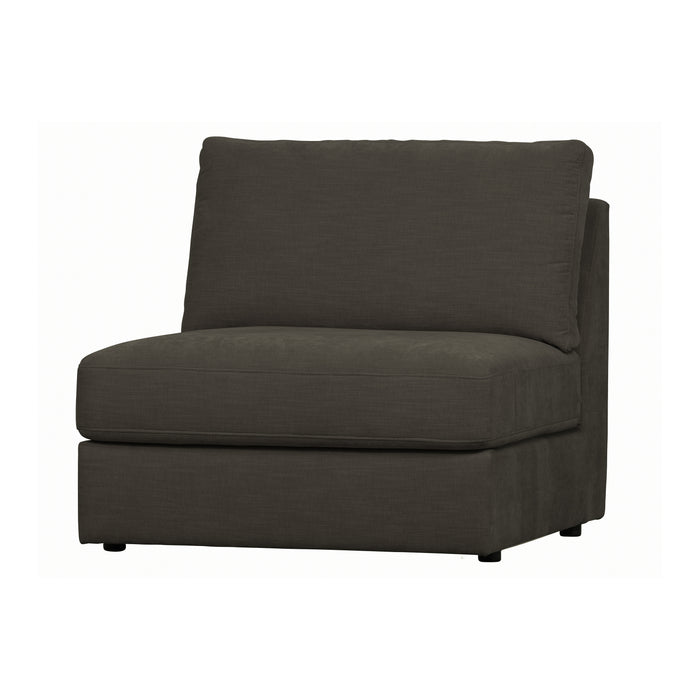 vtwonen Family 1-Zits Bank Element Zonder Arm - Polyester - Antraciet