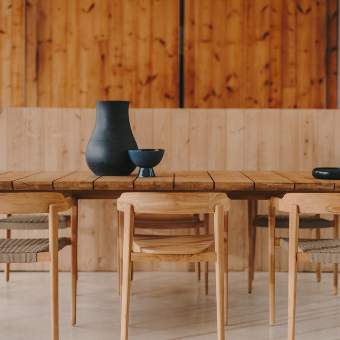 Kave Home - Tafel Icaro van FSC 100% massief teakhout 220 x 102 cm