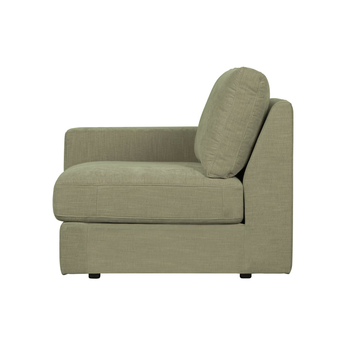 vtwonen Family 1-Zits Bank Element  Arm Links - Polyester - Groen