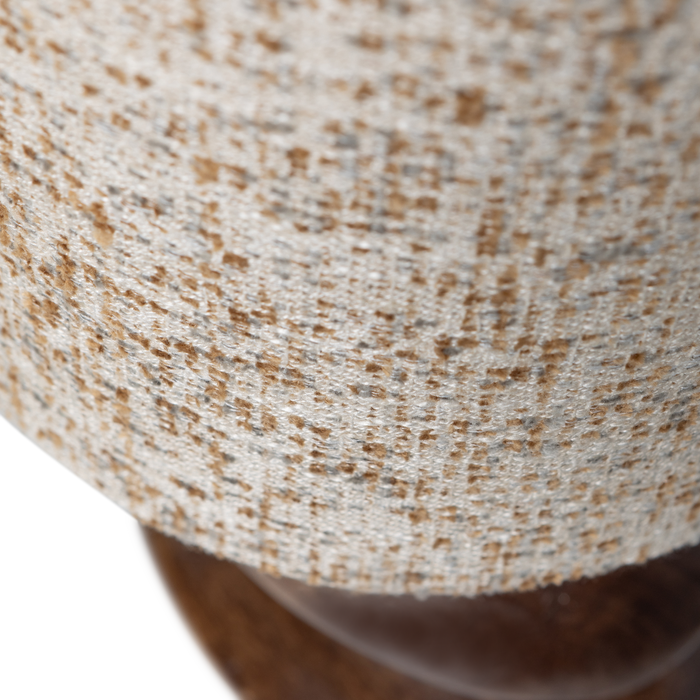 WOOOD Venue Tafellamp - Polyester - Zand Melange - 50x22x22