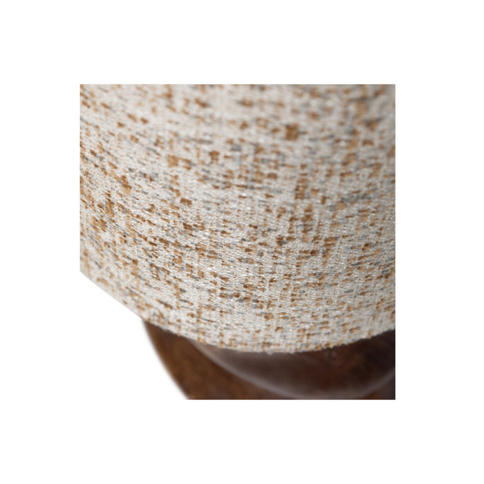 WOOOD Venue Tafellamp - Polyester - Zand Melange - 50x22x22