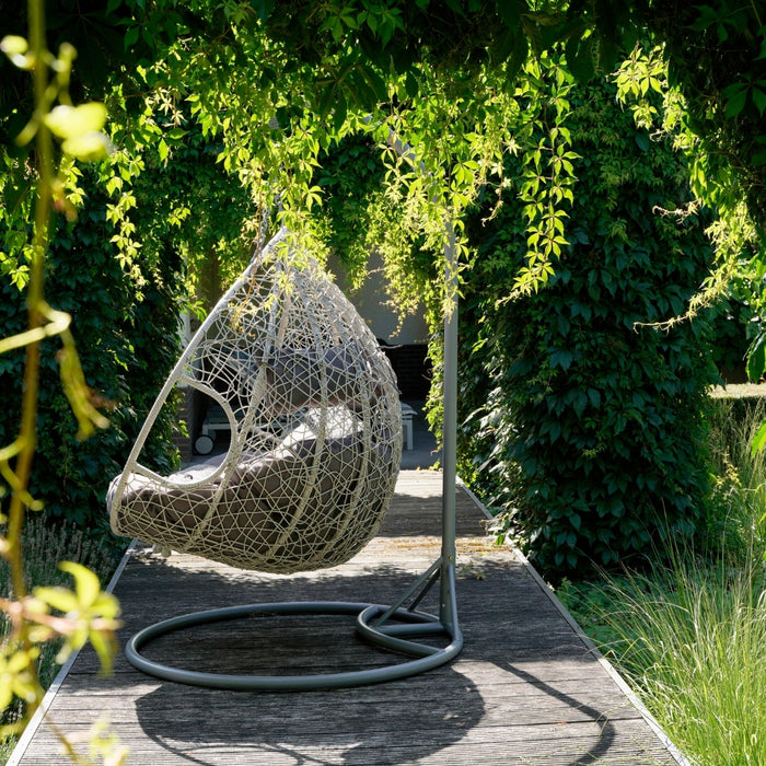 Lesli Living Hangstoel Close 2-persoons Grizzly