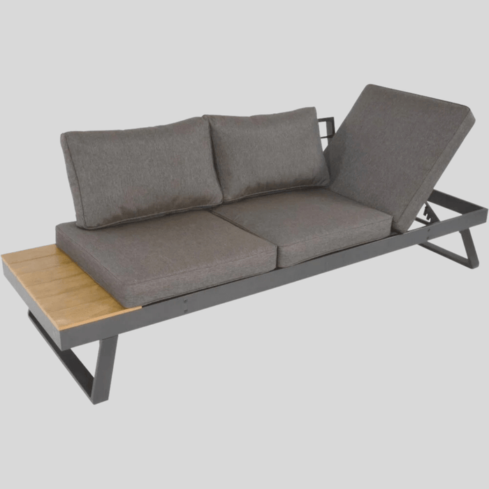 Arezzo 2-in-1 loungebank|ligbed | aluminium + polywood | 228cm