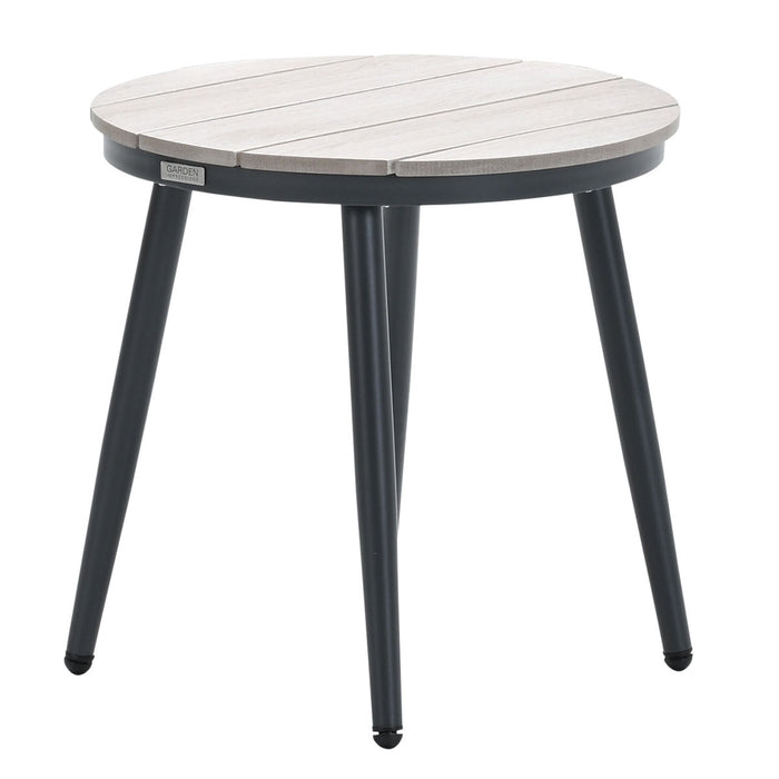 Garden Impressions Lucas bijzettafel Ø50 - light teak vironwood