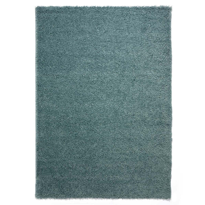 Tapeso Hoogpolig vloerkleed shaggy Trend effen - lichtblauw - 200x300