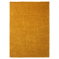 Tapeso Hoogpolig vloerkleed shaggy Trend effen - okergeel - 300x400 cm