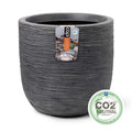 Capi 100% Waste Bloempot Ø 35 cm - Terrazzo grijs