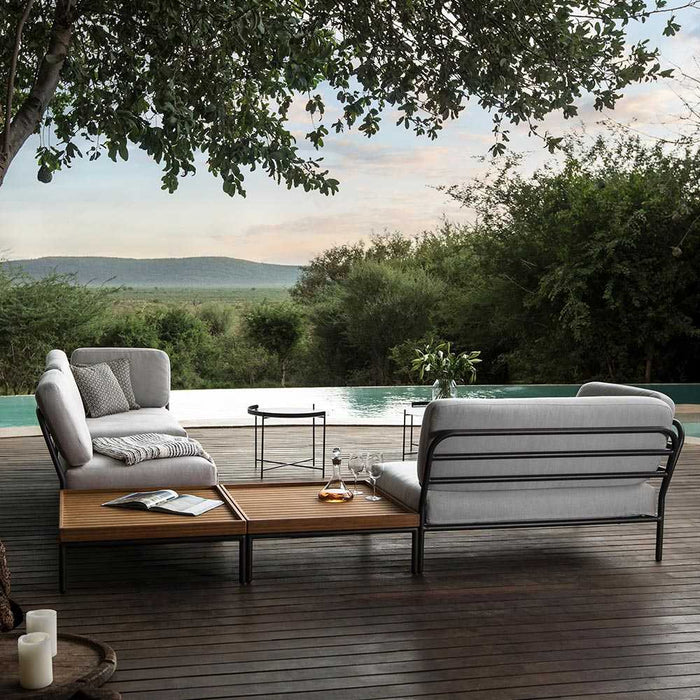 Level salontafel 81x81 frame wit