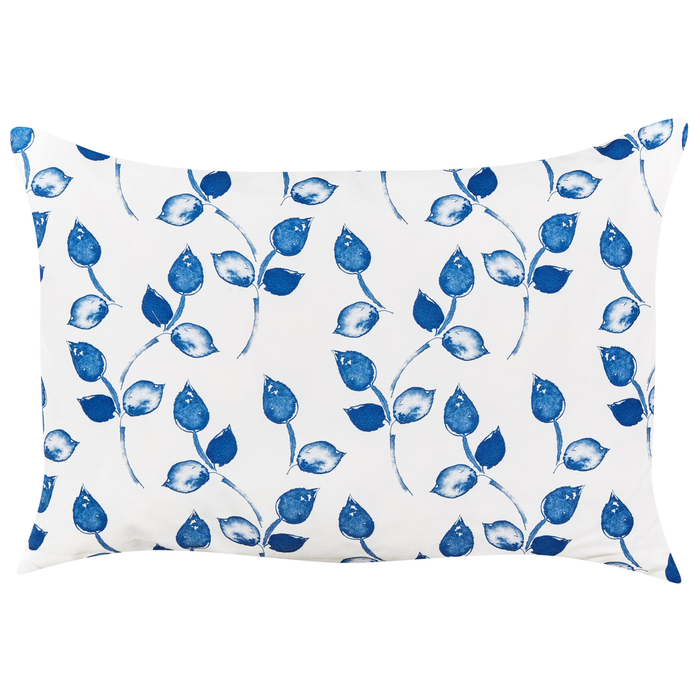 Beliani-TORBORA-Tuinkussen set van 2-Blauw|Wit-40 x 60 cm-Polyester