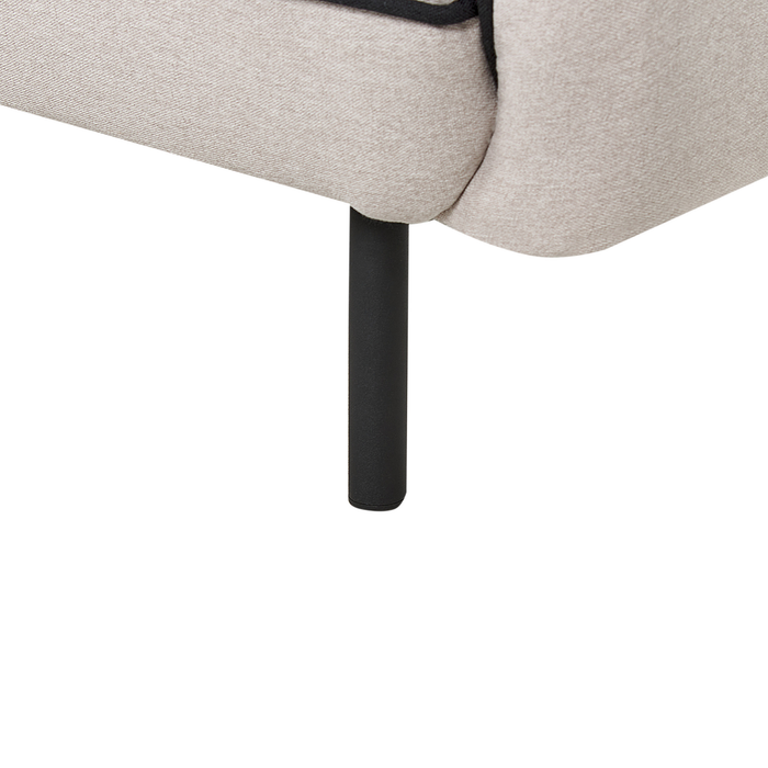 Beliani - TONSBERG - Driezitsbank - Lichtgrijs - Polyester