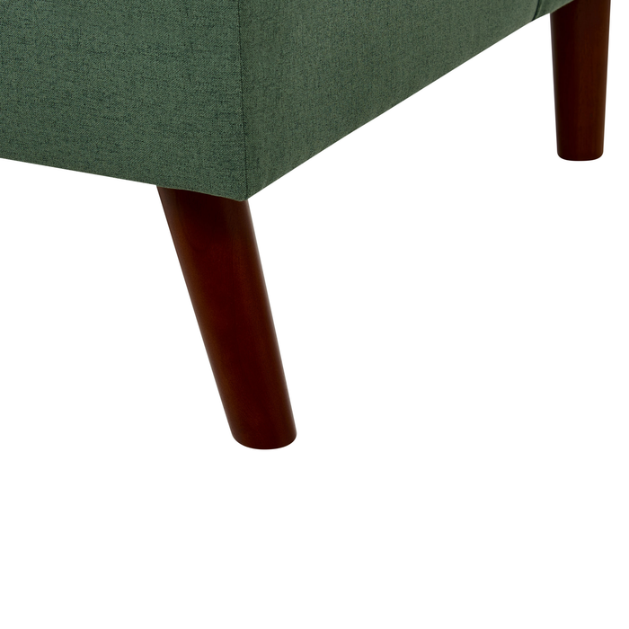 Beliani - RONNE - Slaapbank 3-zits - Donkergroen - Polyester