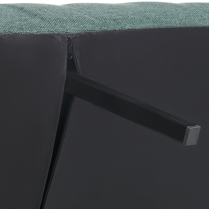 Beliani - INGARO - Slaapbank 3-zits - Donkergroen - Polyester