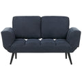 Beliani - BREKKE - Slaapbank - Donkerblauw - Polyester