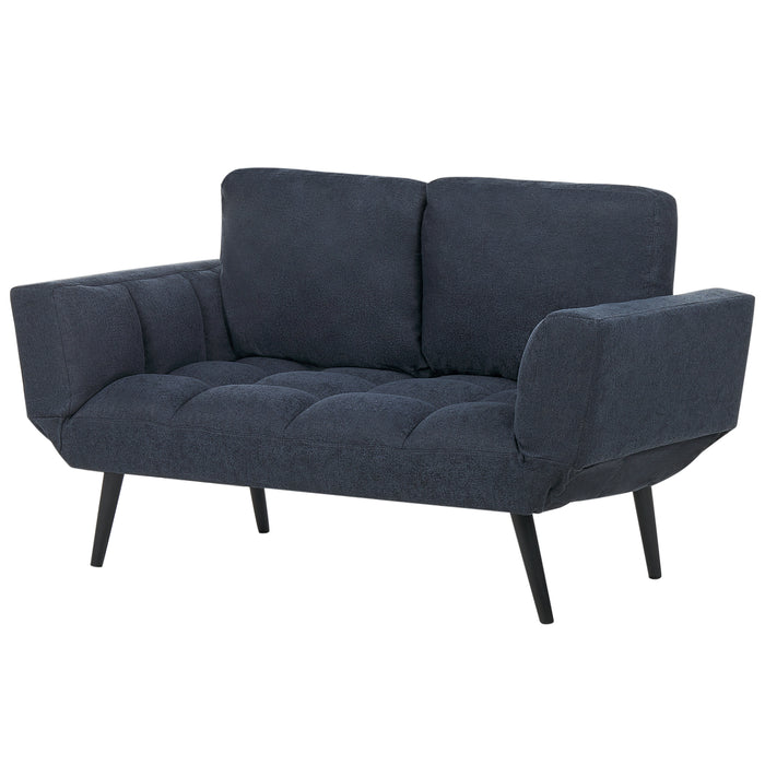 Beliani - BREKKE - Slaapbank - Donkerblauw - Polyester