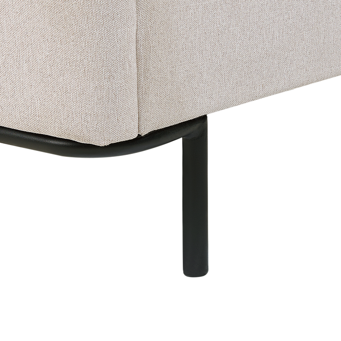 Beliani-CORIO-Tweepersoonsbed-Lichtbeige-180 x 200 cm-Polyester