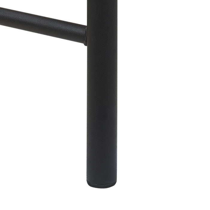 Beliani - MAURESSAC - Tweepersoonsbed - Zwart - 160 x 200 cm - Metaal