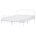 Beliani - MAURESSAC - Tweepersoonsbed - Wit - 160 x 200 cm - Metaal