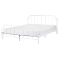 Beliani - MAURESSAC - Tweepersoonsbed - Wit - 160 x 200 cm - Metaal