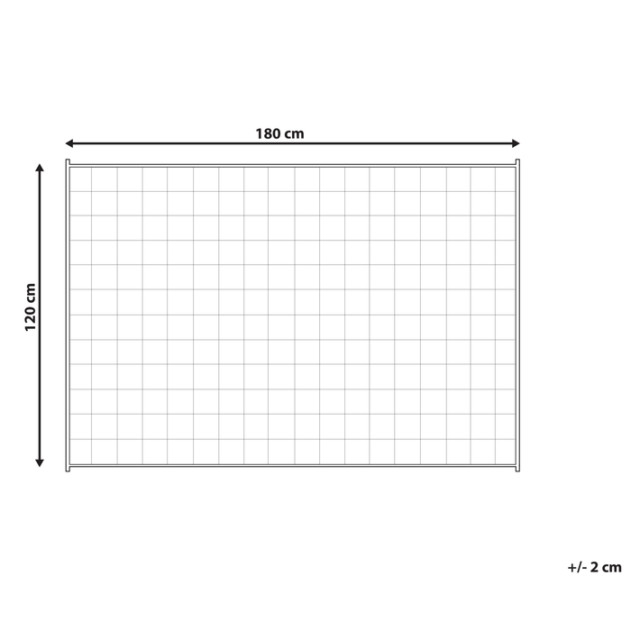 Beliani-NEREID-Verzwaringsdeken-Marineblauw-120 x 180 cm-Polyester