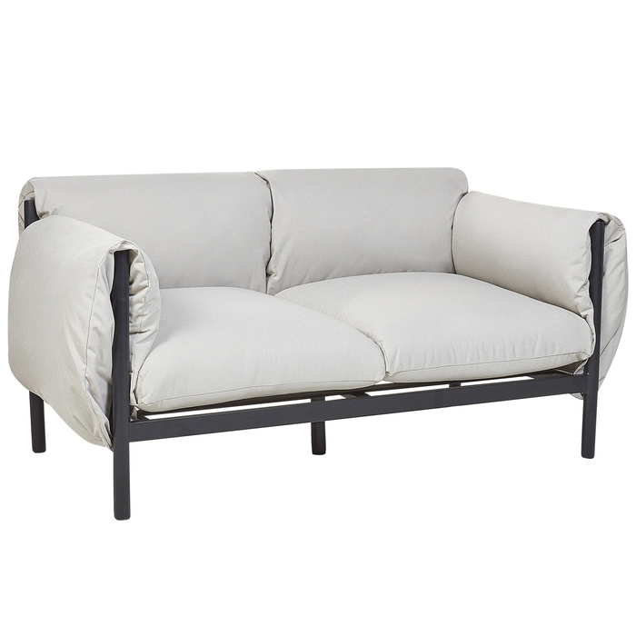 Beliani - ESPERIA - Loungeset 5-persoons - Lichtgrijs - Aluminium