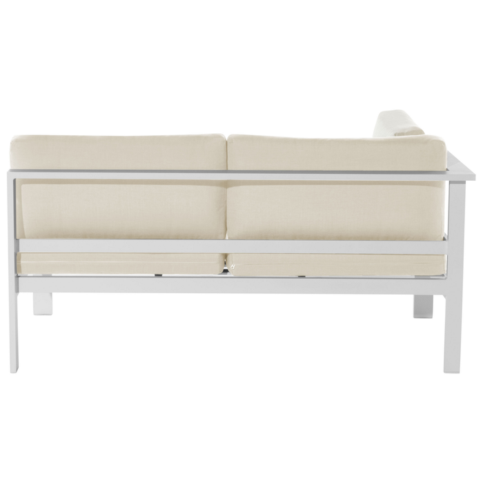Beliani - MESSINA - Loungeset voor 5 - Beige - Aluminium