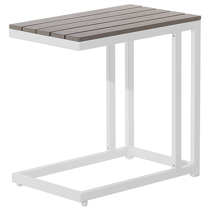 Beliani - MESSINA - Loungeset voor 5 - Beige - Aluminium