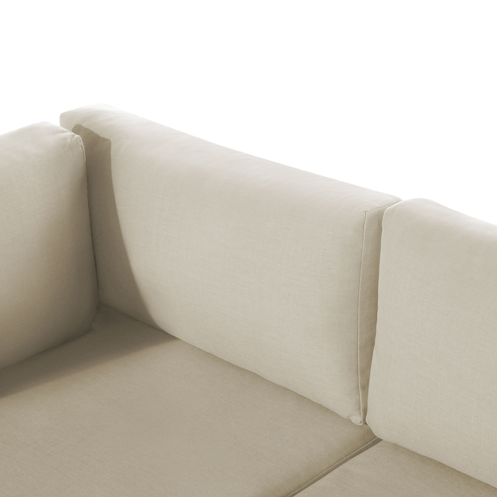 Beliani - MESSINA - Loungeset voor 5 - Beige - Aluminium