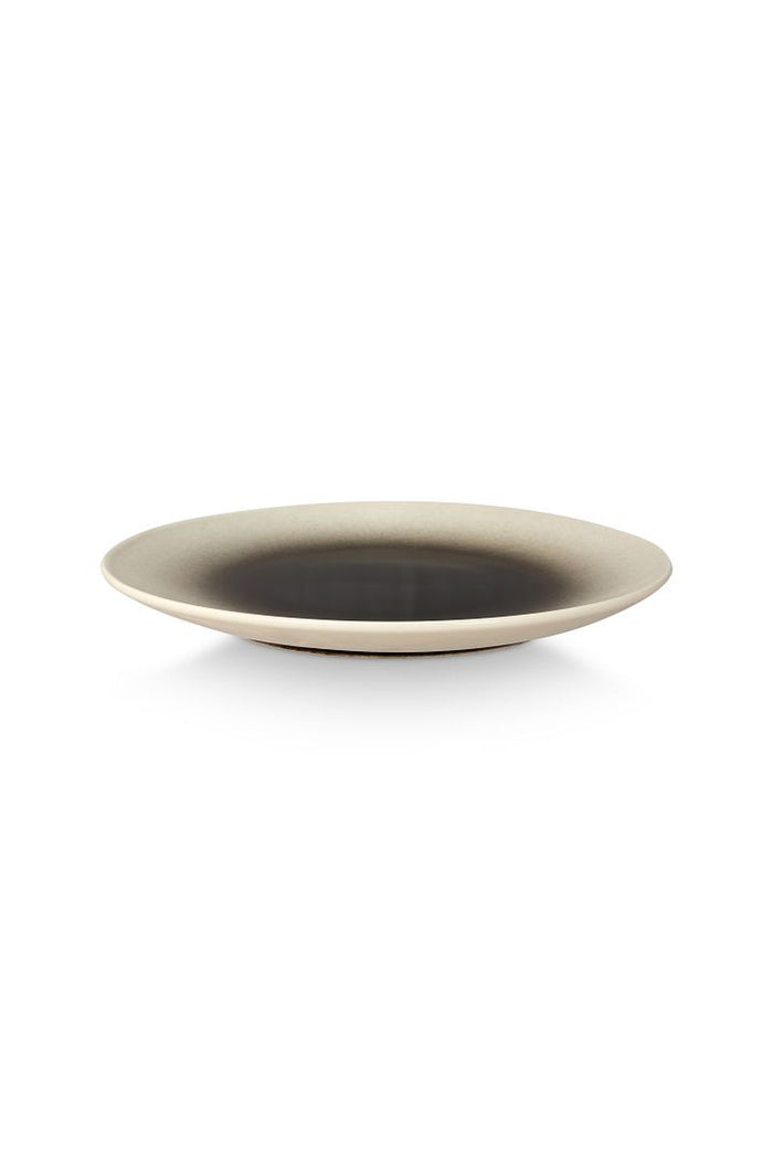 vtwonen Dinerbord - Porselein - Ø 30 cm - Black Gradient