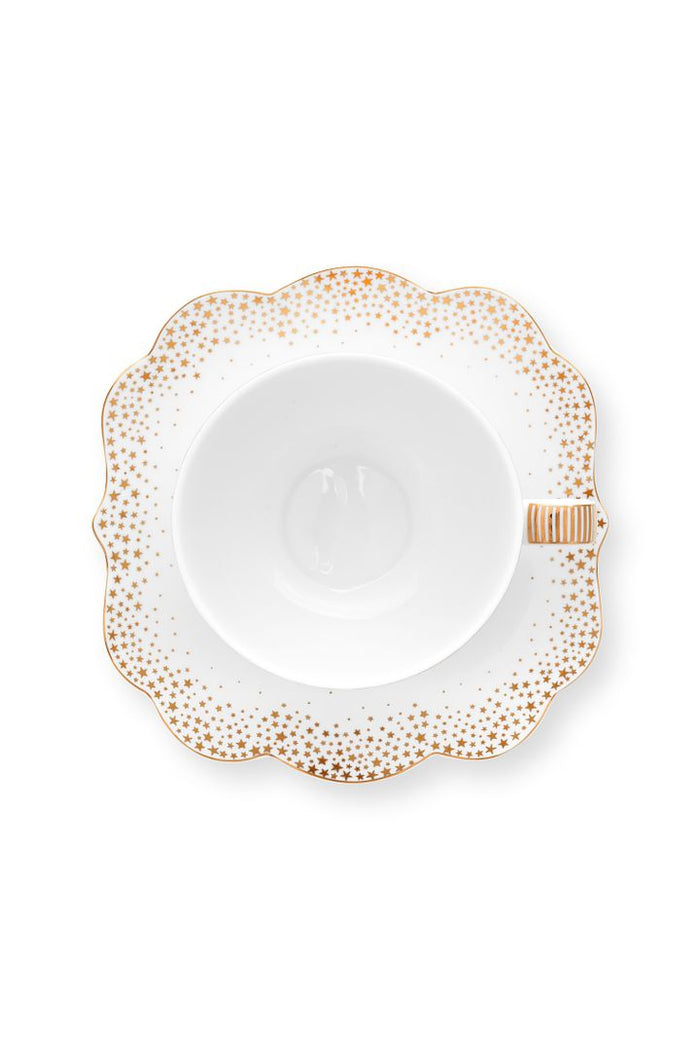 Pip Studio Kop en schotel - Royal Winter - Set van 2 - 225ml