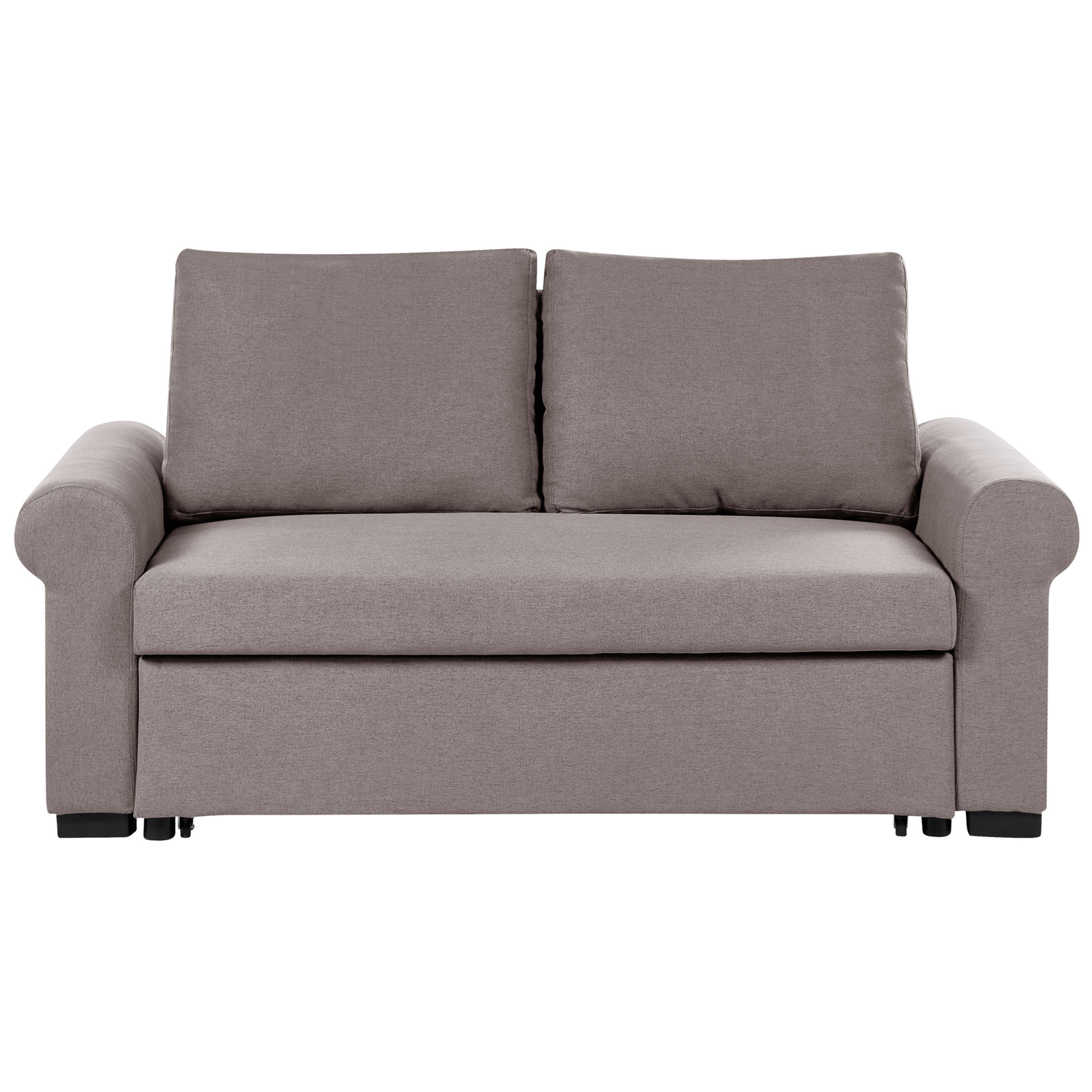 Beliani - SILDA - Slaapbank - Lichtbruin - Polyester