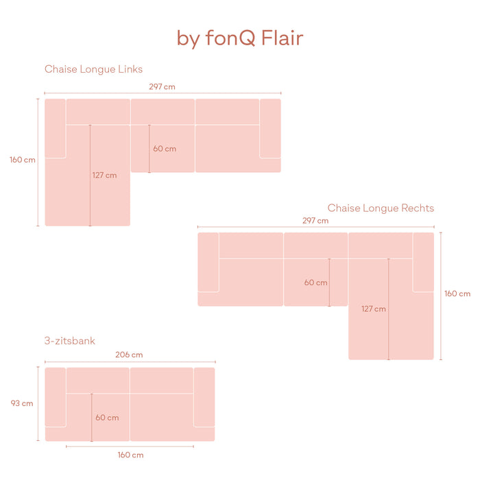 Stofstaal by fonQ Flair - Lichtgrijs
